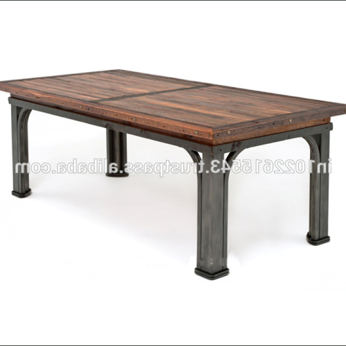 Iron And Wood Dining Tables (Photo 15 of 20)