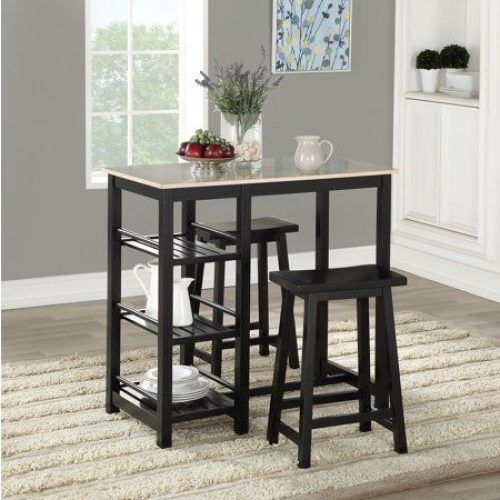 Tenney 3 Piece Counter Height Dining Sets (Photo 10 of 20)