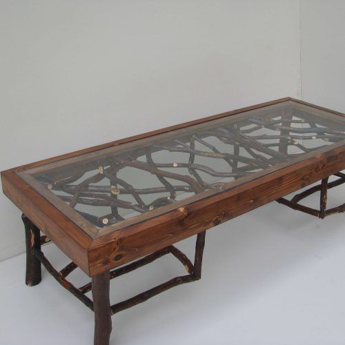 Reclaimed Wood And Glass Coffee Tables (Photo 10 of 20)