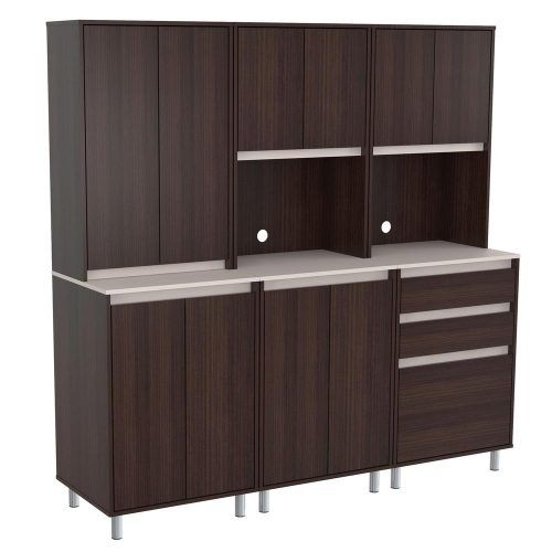 Contemporary Espresso 2-Cabinet Dining Buffets (Photo 17 of 20)