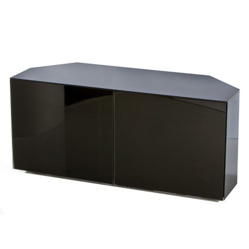 Corner Tv Stands For Tvs Up To 43" Black (Photo 11 of 20)