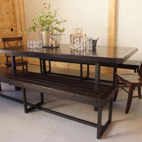 Iron And Wood Dining Tables (Photo 6 of 20)