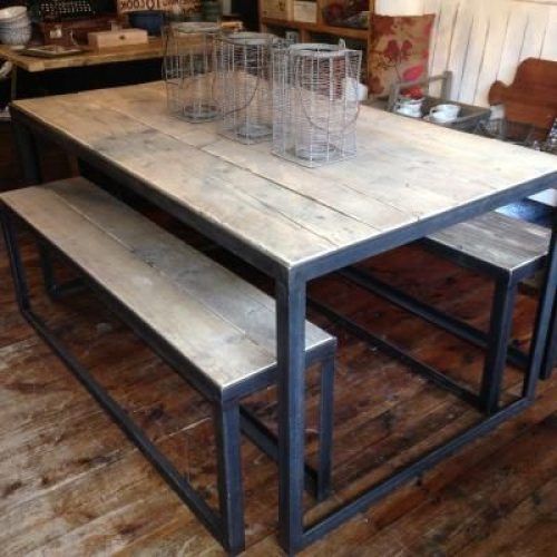 Iron And Wood Dining Tables (Photo 11 of 20)