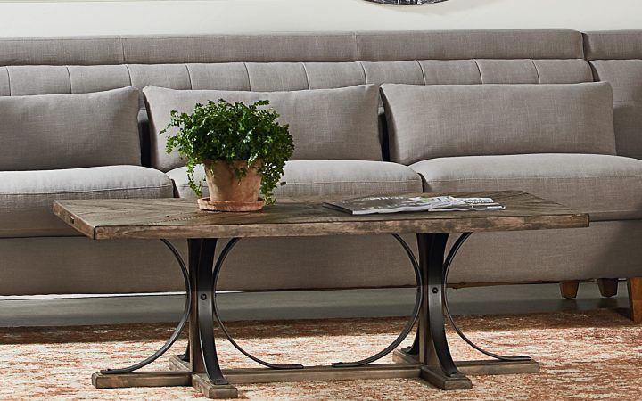 20 The Best Magnolia Home Iron Trestle Cocktail Tables