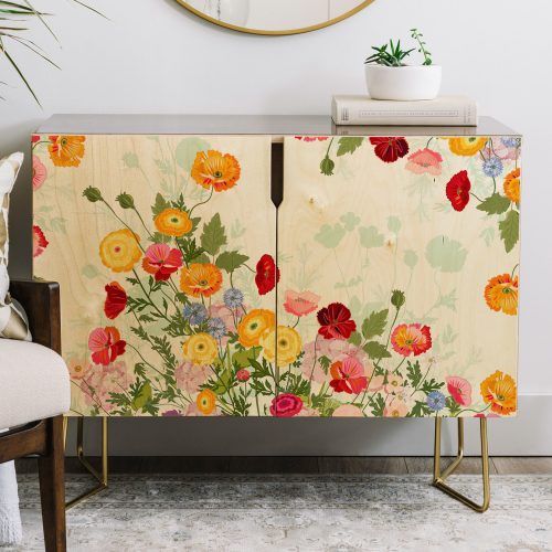 Lovely Floral Credenzas (Photo 7 of 20)