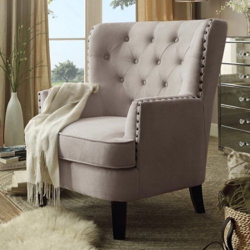 Galesville Tufted Polyester Wingback Chairs (Photo 16 of 20)