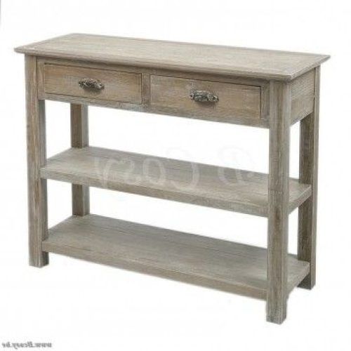 Gray Wash Console Tables (Photo 8 of 20)