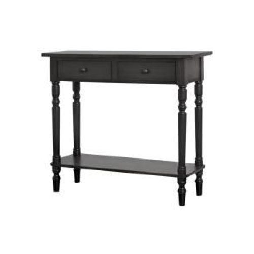 Natural And Caviar Black Console Tables (Photo 8 of 20)