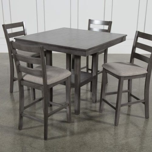 Jameson Grey 5 Piece Counter Sets (Photo 3 of 20)