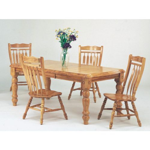 Jaxon 5 Piece Extension Round Dining Sets With Wood Chairs (Photo 8 of 20)