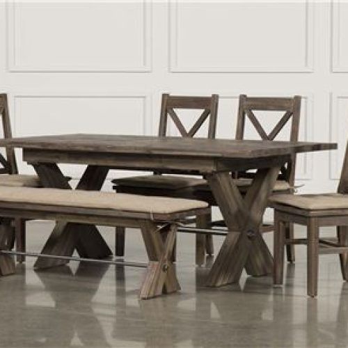 Jaxon 6 Piece Rectangle Dining Sets With Bench & Wood Chairs (Photo 4 of 20)