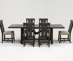 20 Ideas of Jaxon 7 Piece Rectangle Dining Sets with Wood Chairs