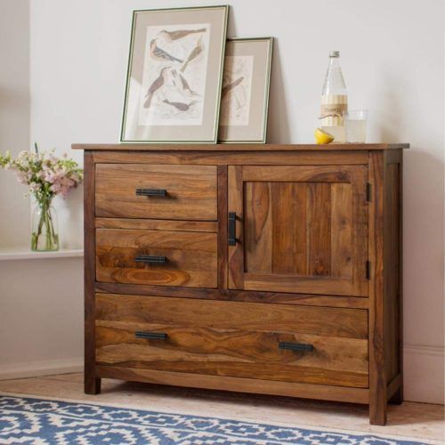 Wood Cabinet With Drawers (Photo 6 of 20)