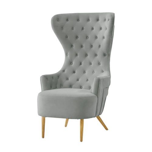 Galesville Tufted Polyester Wingback Chairs (Photo 10 of 20)