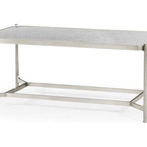 Silver Leaf Rectangle Console Tables (Photo 2 of 20)