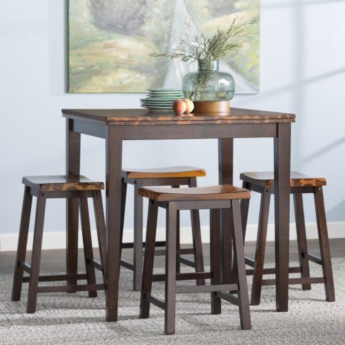 Tenney 3 Piece Counter Height Dining Sets (Photo 12 of 20)
