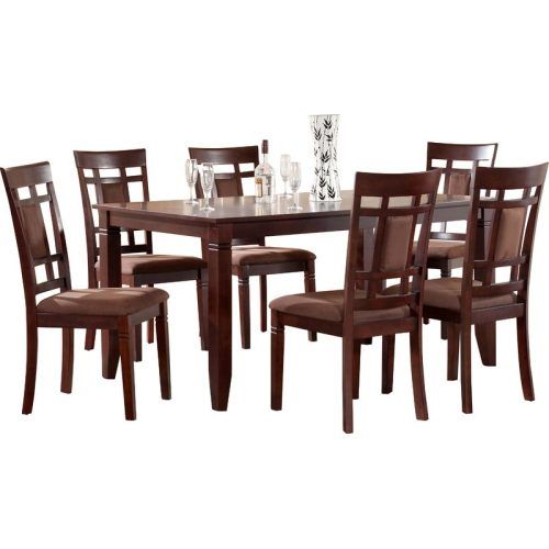 Norwood 7 Piece Rectangular Extension Dining Sets With Bench & Uph Side Chairs (Photo 5 of 20)