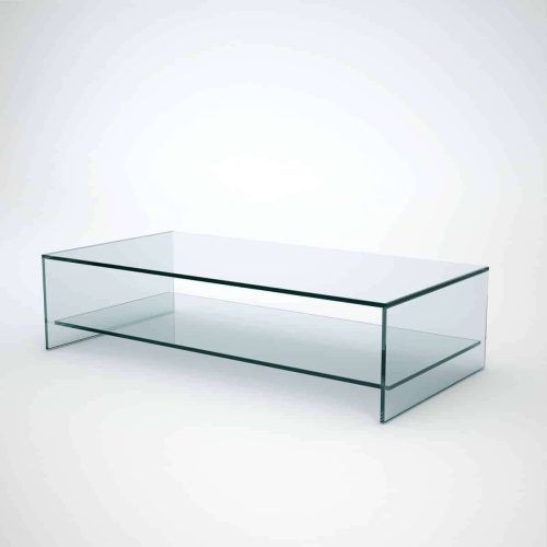 Glass Coffee Table With Shelf (Photo 1 of 20)