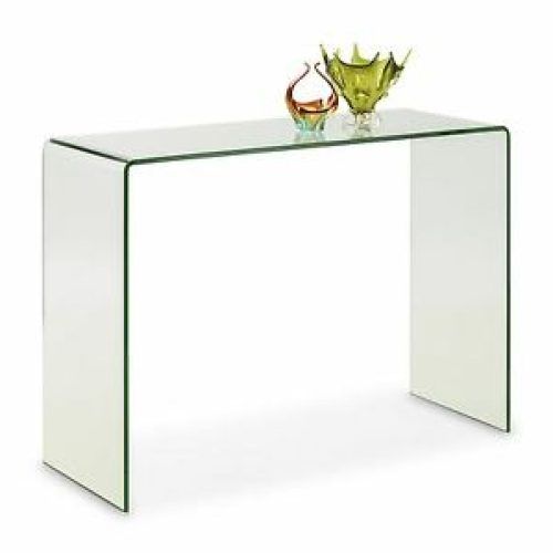 Clear Glass Top Console Tables (Photo 11 of 20)