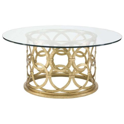 Gold Round Coffee Table (Photo 13 of 20)