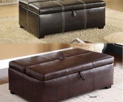 2024 Best of Black Leather Ottomans