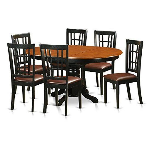 Laurent 7 Piece Rectangle Dining Sets With Wood And Host Chairs (Photo 8 of 20)