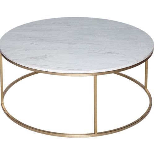 Modern Marble Iron Coffee Tables (Photo 8 of 20)