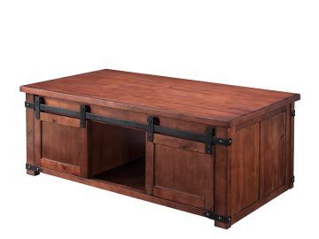 Coffee Tables with Storage and Barn Doors