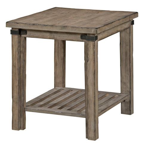 Rustic Gray End Tables (Photo 5 of 20)