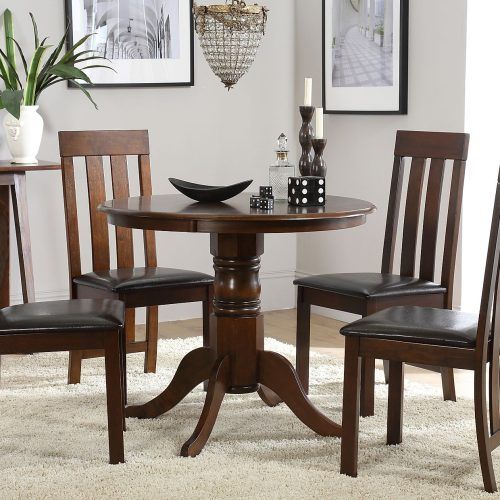 Dark Brown Round Dining Tables (Photo 2 of 20)