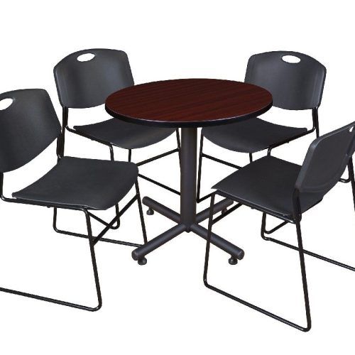 Round Breakroom Tables And Chair Set (Photo 1 of 20)