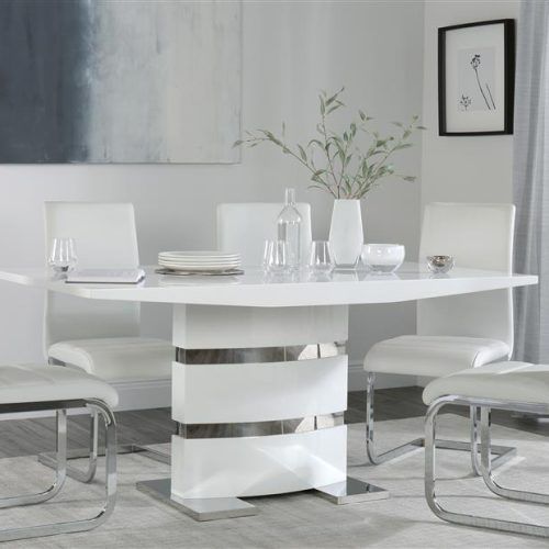 Perth White Dining Chairs (Photo 9 of 20)