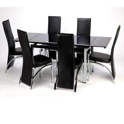 Glass Extendable Dining Tables And 6 Chairs (Photo 12 of 20)
