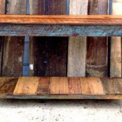 Reclaimed Wood Console Tables (Photo 20 of 20)