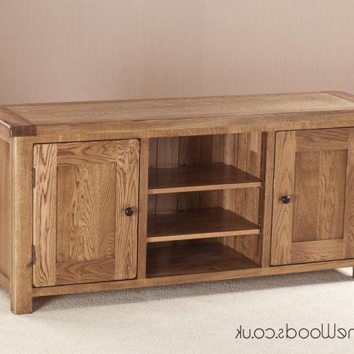 Large Oak Tv Stands (Photo 8 of 15)