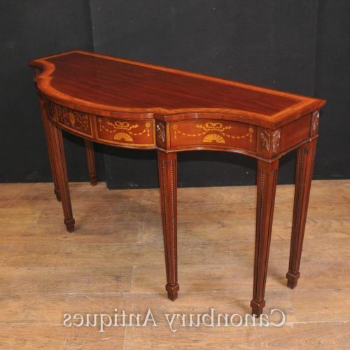 Orange Inlay Console Tables (Photo 10 of 20)