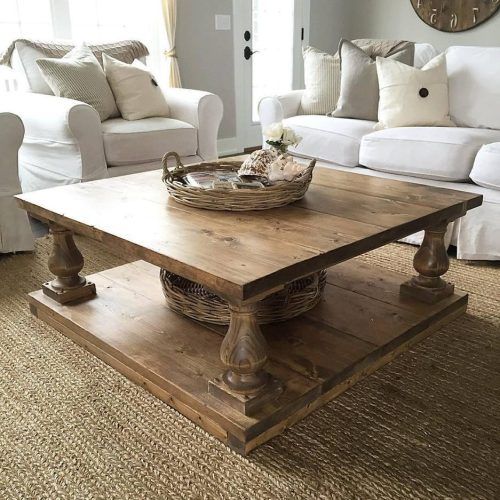 Rustic Espresso Wood Coffee Tables (Photo 14 of 20)
