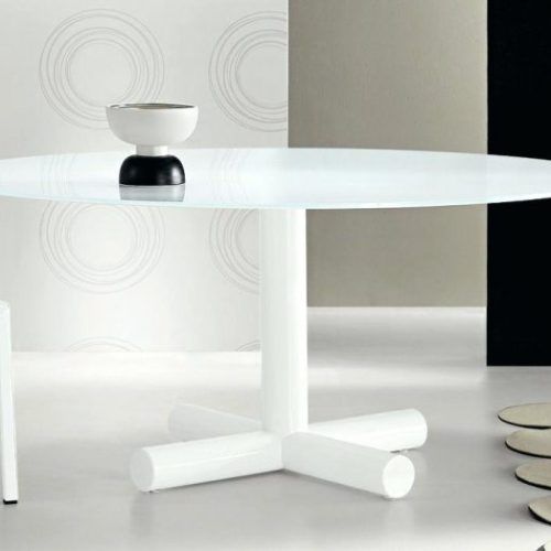 Large White Round Dining Tables (Photo 5 of 20)