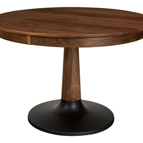 Monogram 48'' Solid Oak Pedestal Dining Tables (Photo 16 of 20)