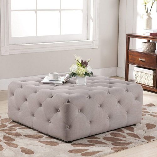 Button Tufted Coffee Tables (Photo 18 of 20)