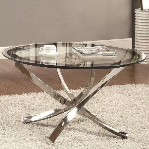 Chrome Glass Coffee Tables (Photo 7 of 20)