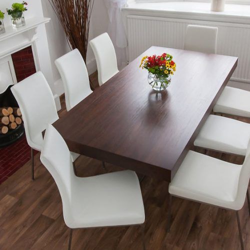 Dark Wood Dining Tables And 6 Chairs (Photo 17 of 20)