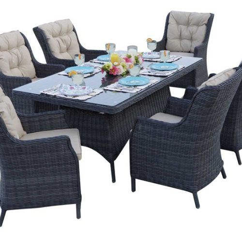 Valencia 72 Inch 7 Piece Dining Sets (Photo 11 of 20)