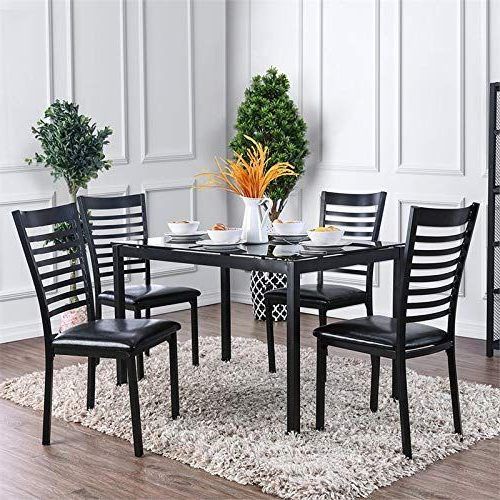 Casiano 5 Piece Dining Sets (Photo 3 of 20)