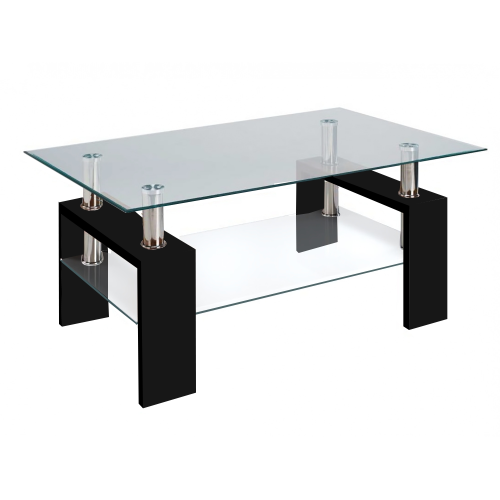 Glass And Black Coffee Tables (Photo 9 of 20)
