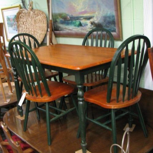 Goodman 5 Piece Solid Wood Dining Sets (Set Of 5) (Photo 18 of 20)