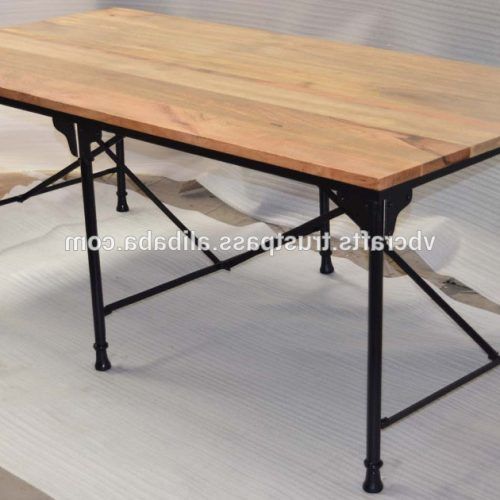 Mango Wood/iron Dining Tables (Photo 12 of 20)
