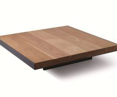 2024 Best of Low Square Wooden Coffee Tables