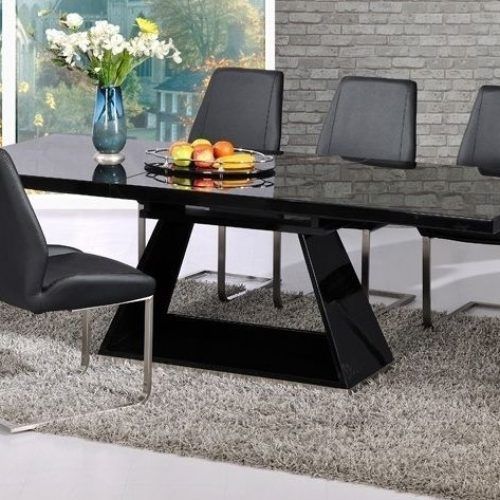Black High Gloss Dining Tables (Photo 19 of 20)