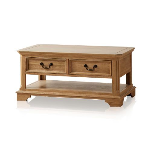 Natural 2-Drawer Shutter Coffee Tables (Photo 3 of 20)